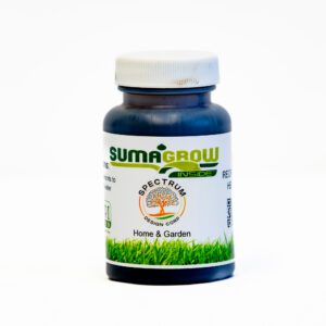 A bottle of sumac grow is shown.