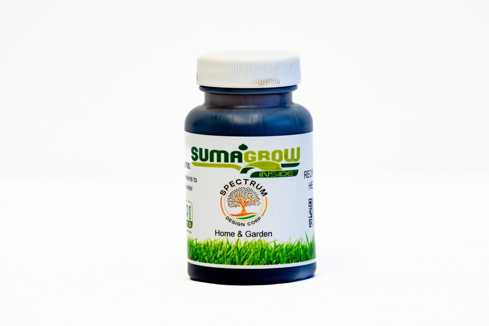 A bottle of sumac grow is shown.